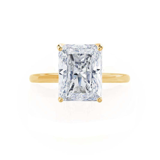 Radiant Solitaire Lab Grown Diamond Engagement Ring