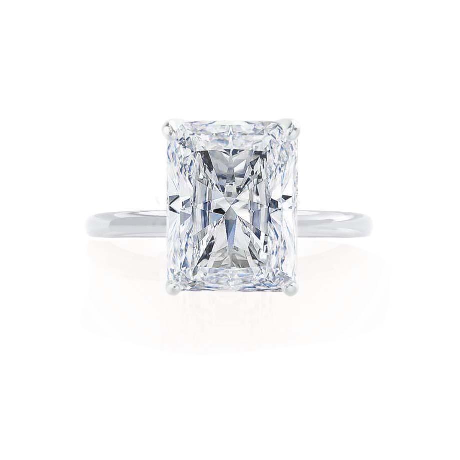 Radiant Solitaire Lab Grown Diamond Engagement Ring