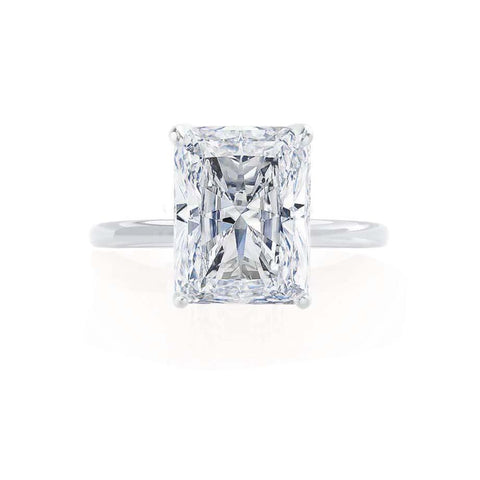 1.20 CT Radiant Shaped Solitaire Moissanite Engagement Ring 4