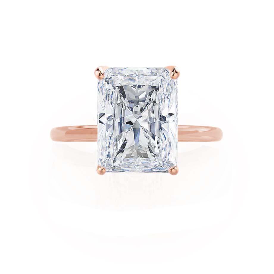 Radiant Solitaire Lab Grown Diamond Engagement Ring