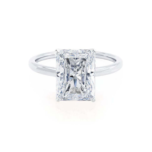 Radiant Solitaire Lab Grown Diamond Engagement Ring