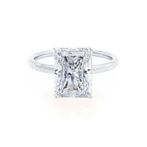 1.20 CT Radiant Shaped Solitaire Moissanite Engagement Ring 5