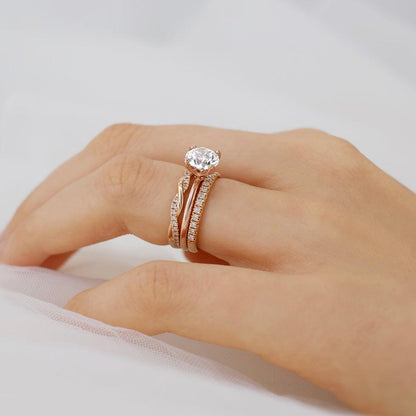 Round Solitaire Lab Grown Diamond Engagement Ring