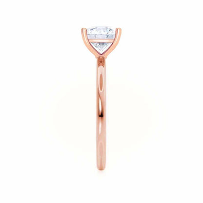 1.80 CT Asscher Shaped Moissanite Solitaire Style Engagement Ring 5