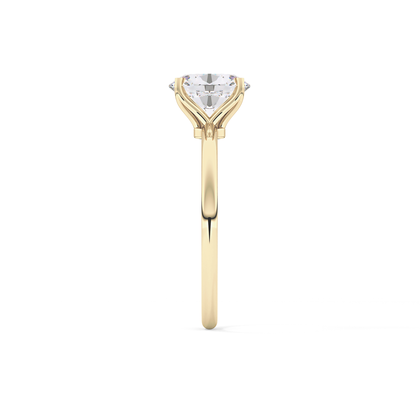 Oval Solitaire Lab Grown Diamond Engagement Ring