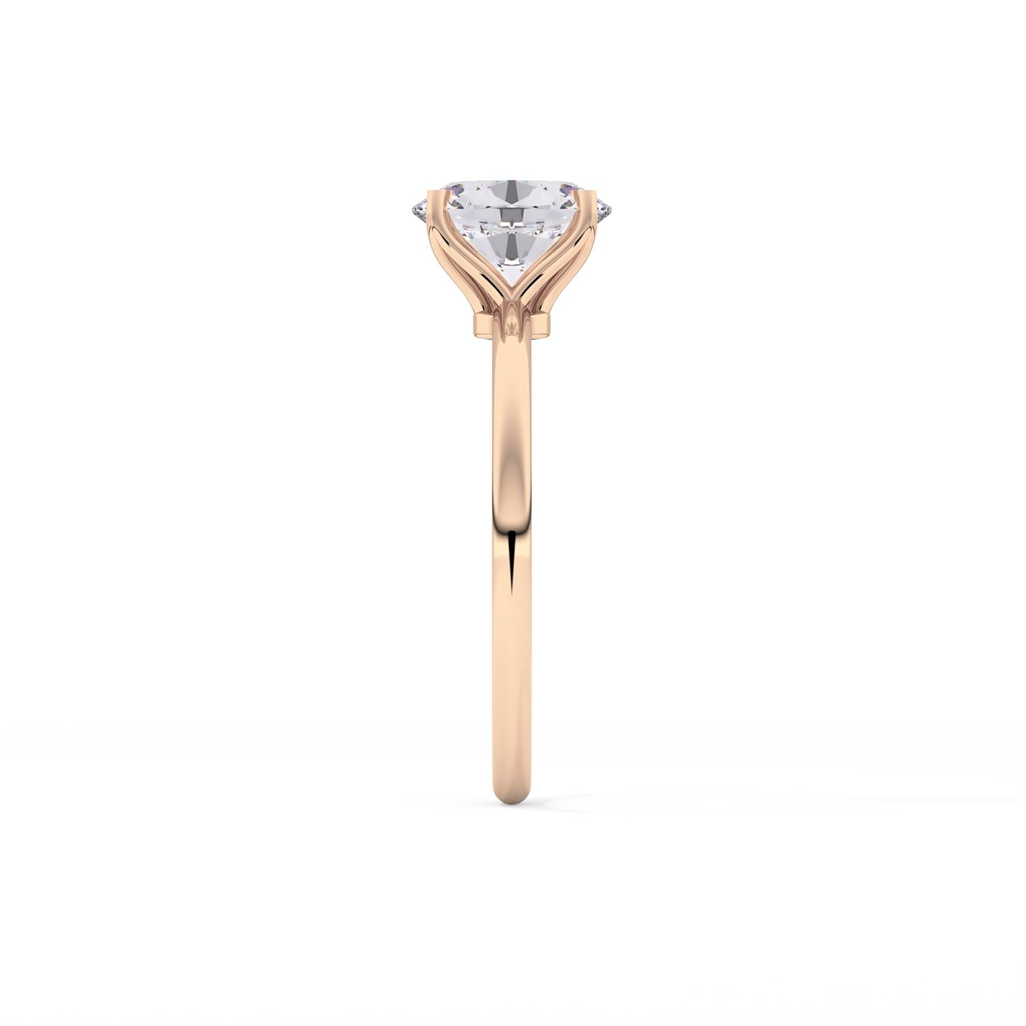 Oval Solitaire Lab Grown Diamond Engagement Ring