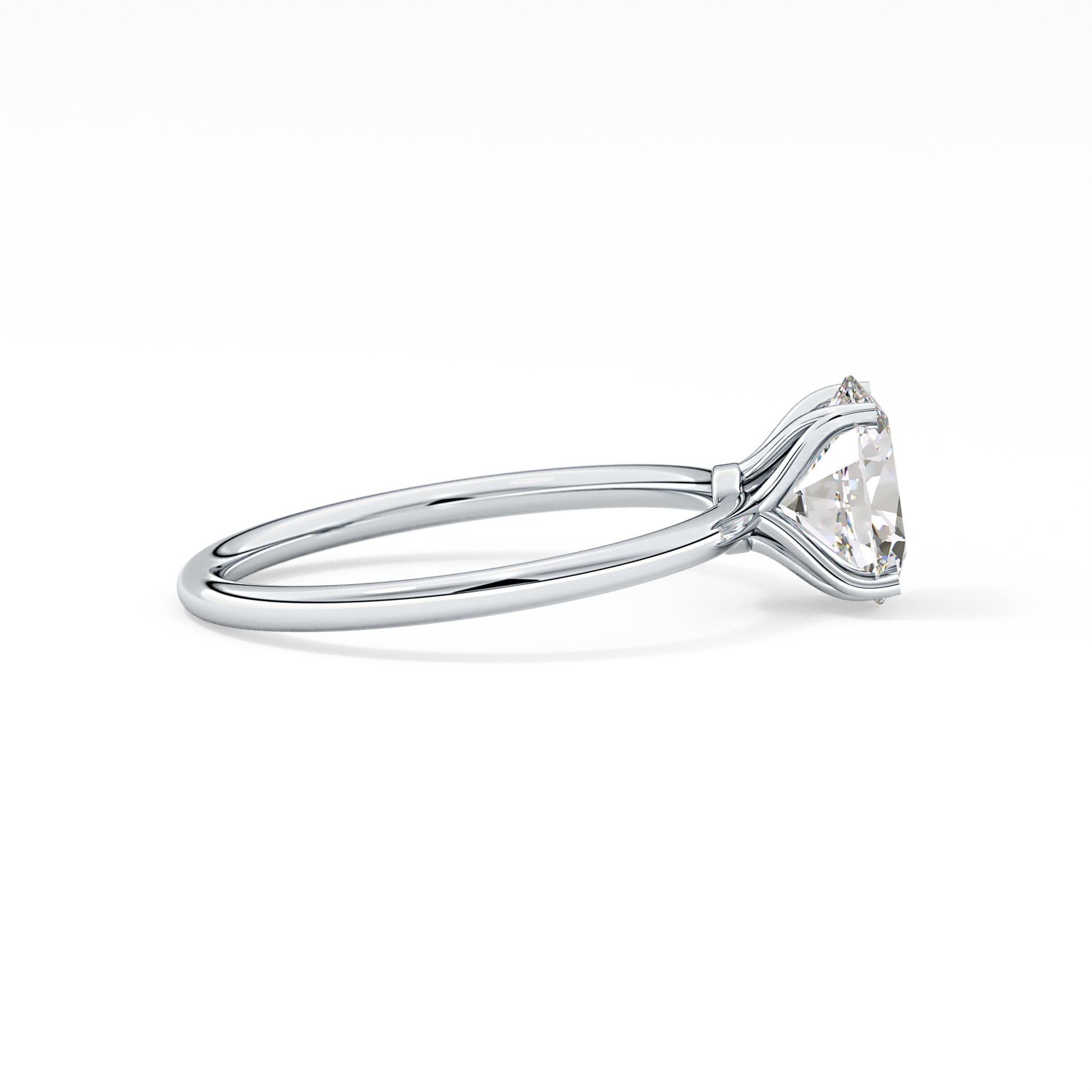 Oval Solitaire Lab Grown Diamond Engagement Ring