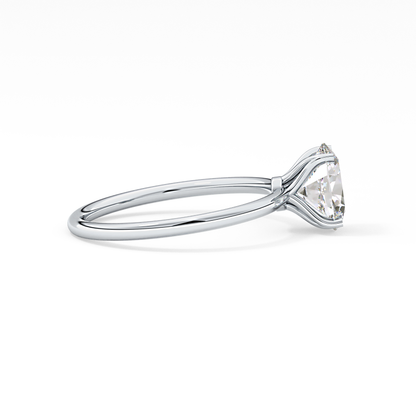 Oval Solitaire Lab Grown Diamond Engagement Ring