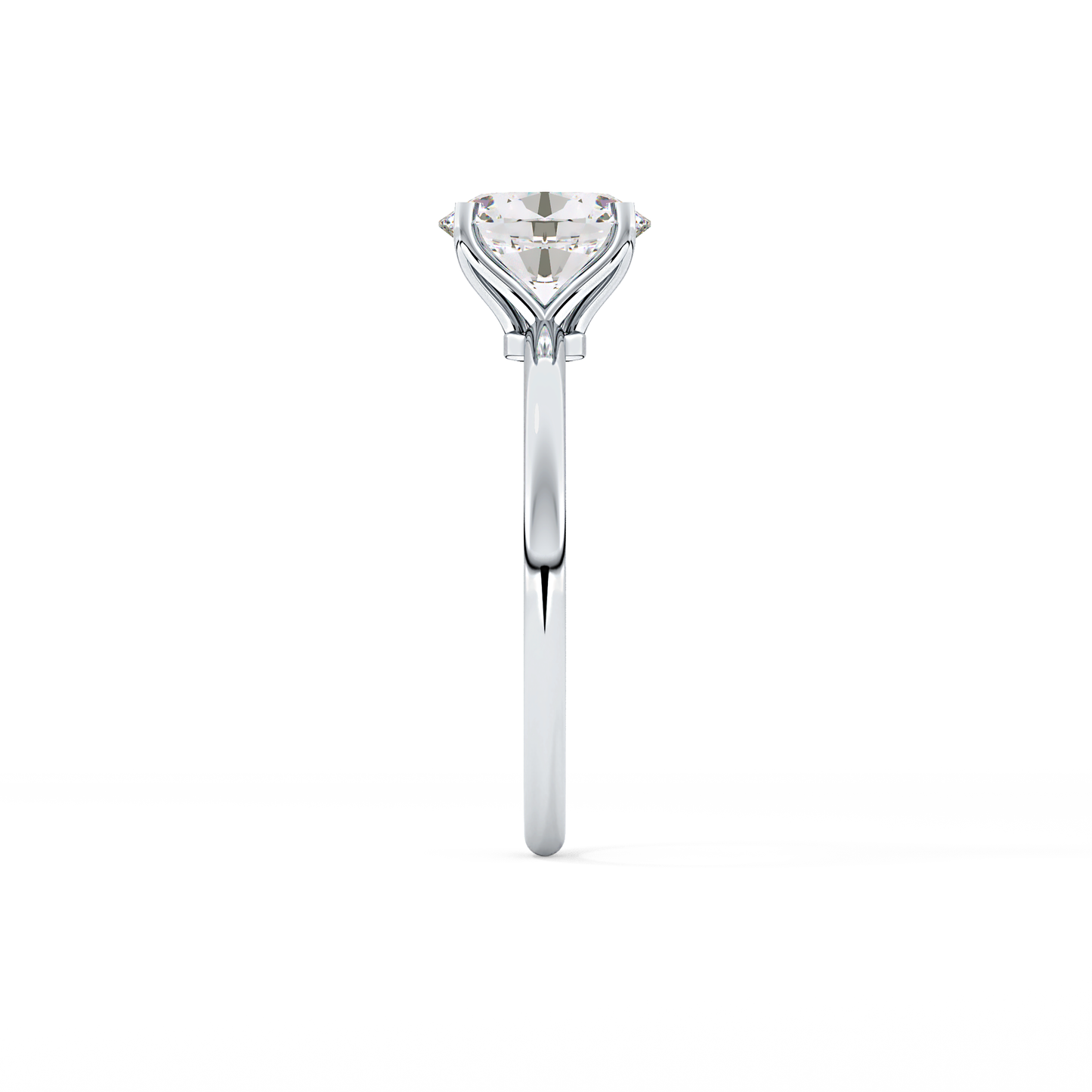 Oval Solitaire Lab Grown Diamond Engagement Ring