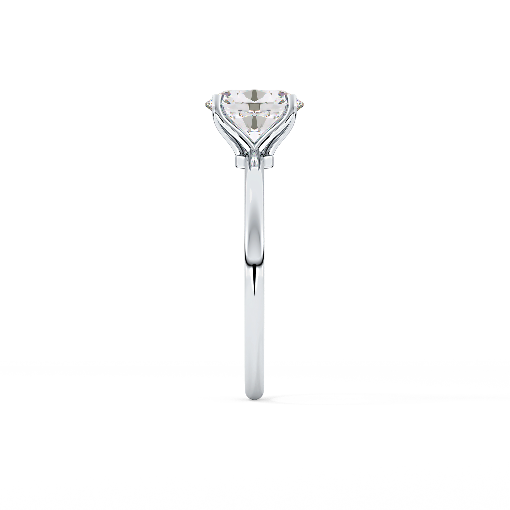 Oval Solitaire Lab Grown Diamond Engagement Ring