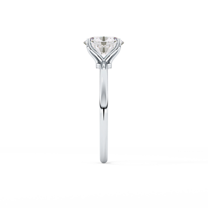 Oval Solitaire Lab Grown Diamond Engagement Ring