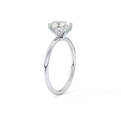 Oval Solitaire Lab Grown Diamond Engagement Ring