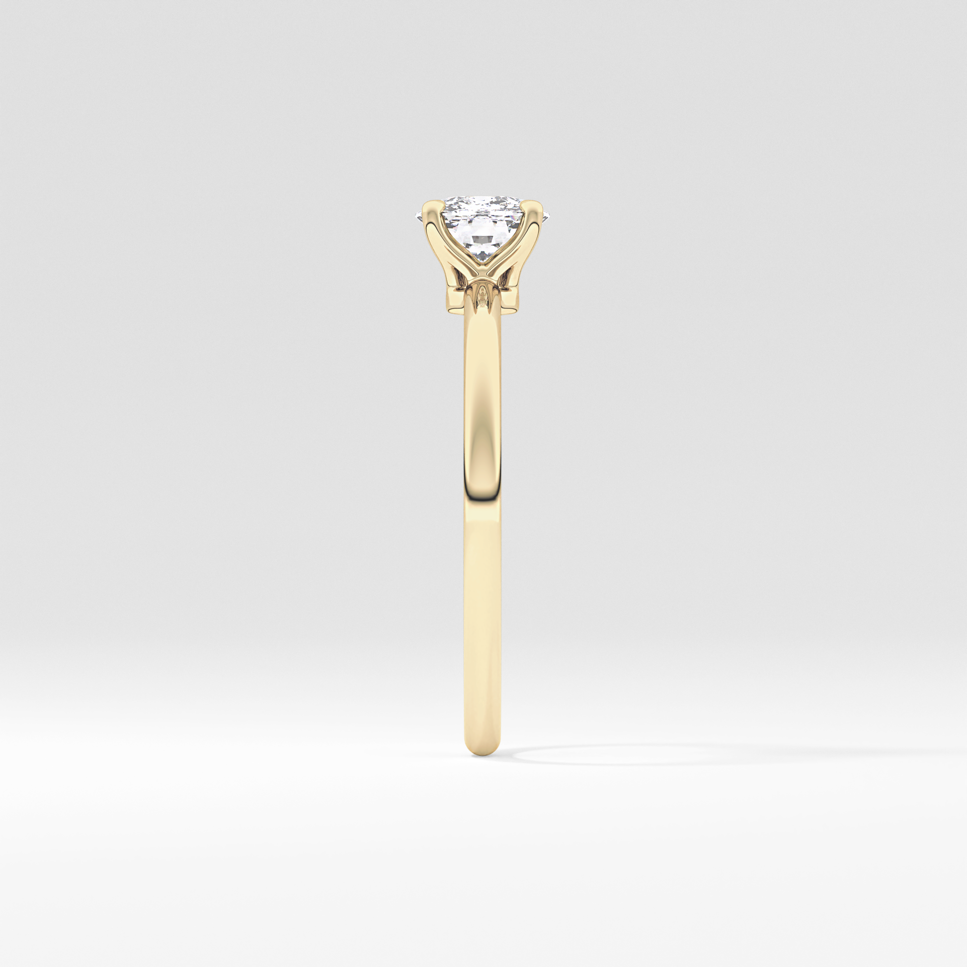 Cushion Solitaire Lab Grown Diamond Engagement Ring