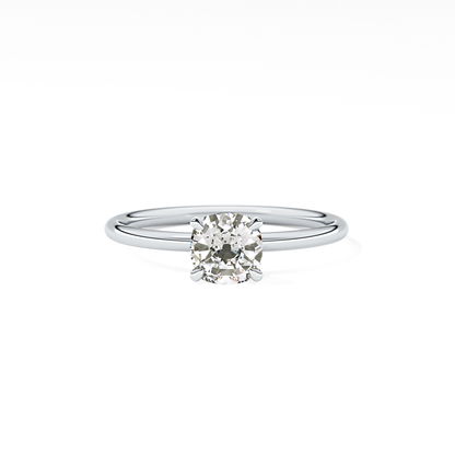 Cushion Solitaire Lab Grown Diamond Engagement Ring