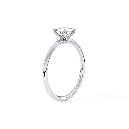 Cushion Solitaire Lab Grown Diamond Engagement Ring