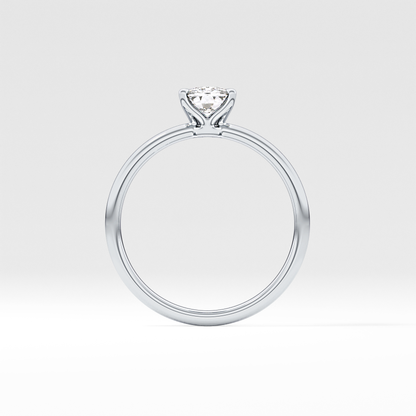 Cushion Solitaire Lab Grown Diamond Engagement Ring