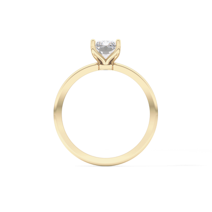 Radiant Solitaire Lab Grown Diamond Engagement Ring