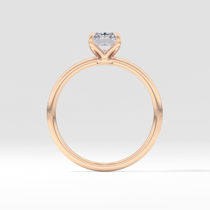 Radiant Solitaire Lab Grown Diamond Engagement Ring