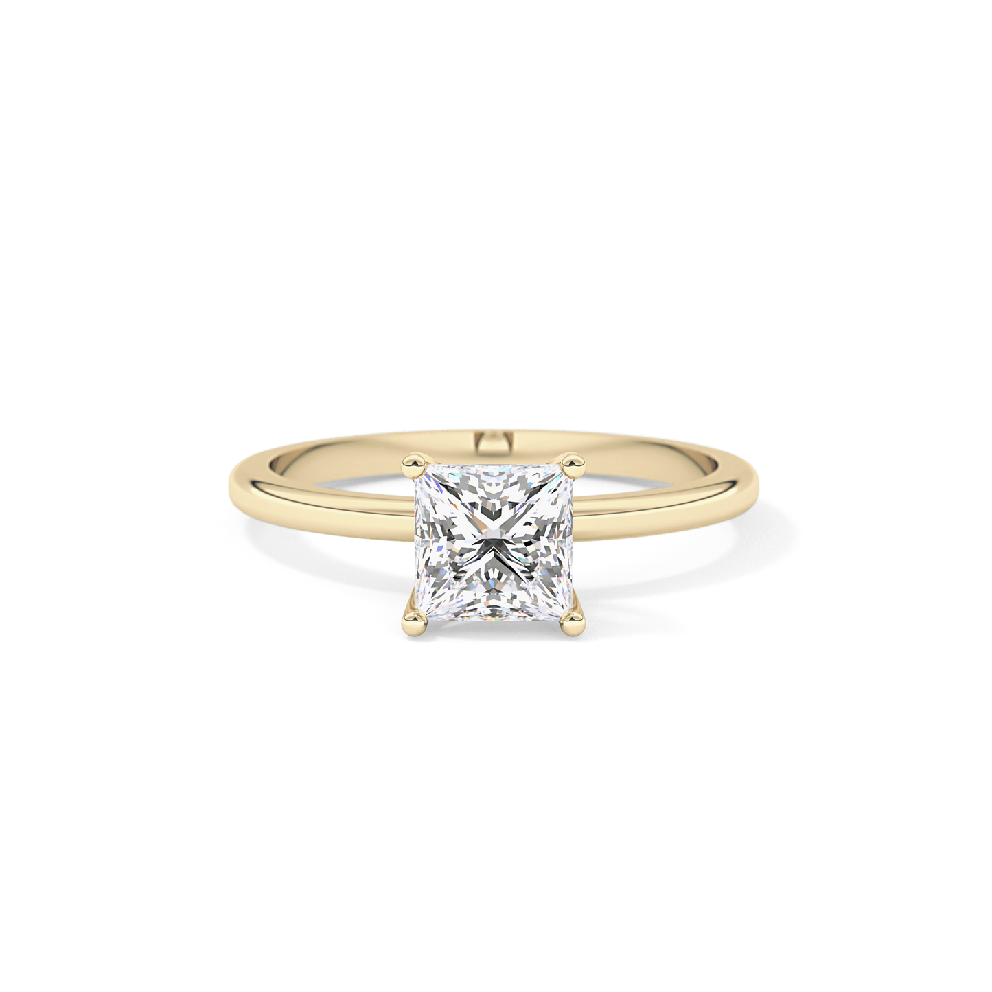 Princess Solitaire Lab Grown Diamond Engagement Ring