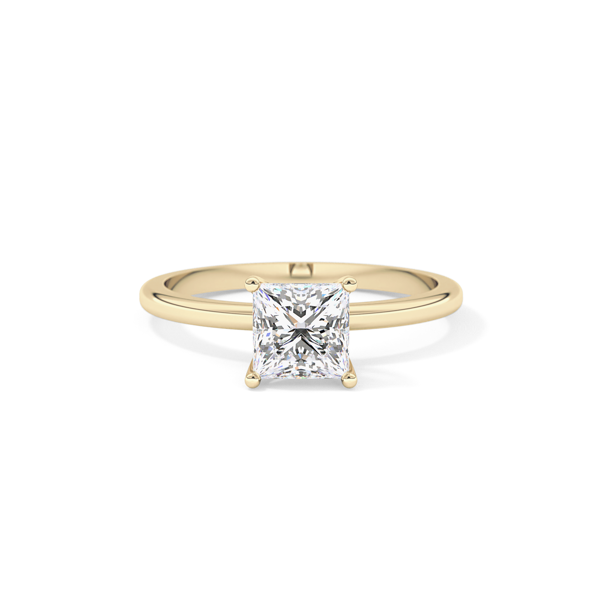 Princess Solitaire Lab Grown Diamond Engagement Ring