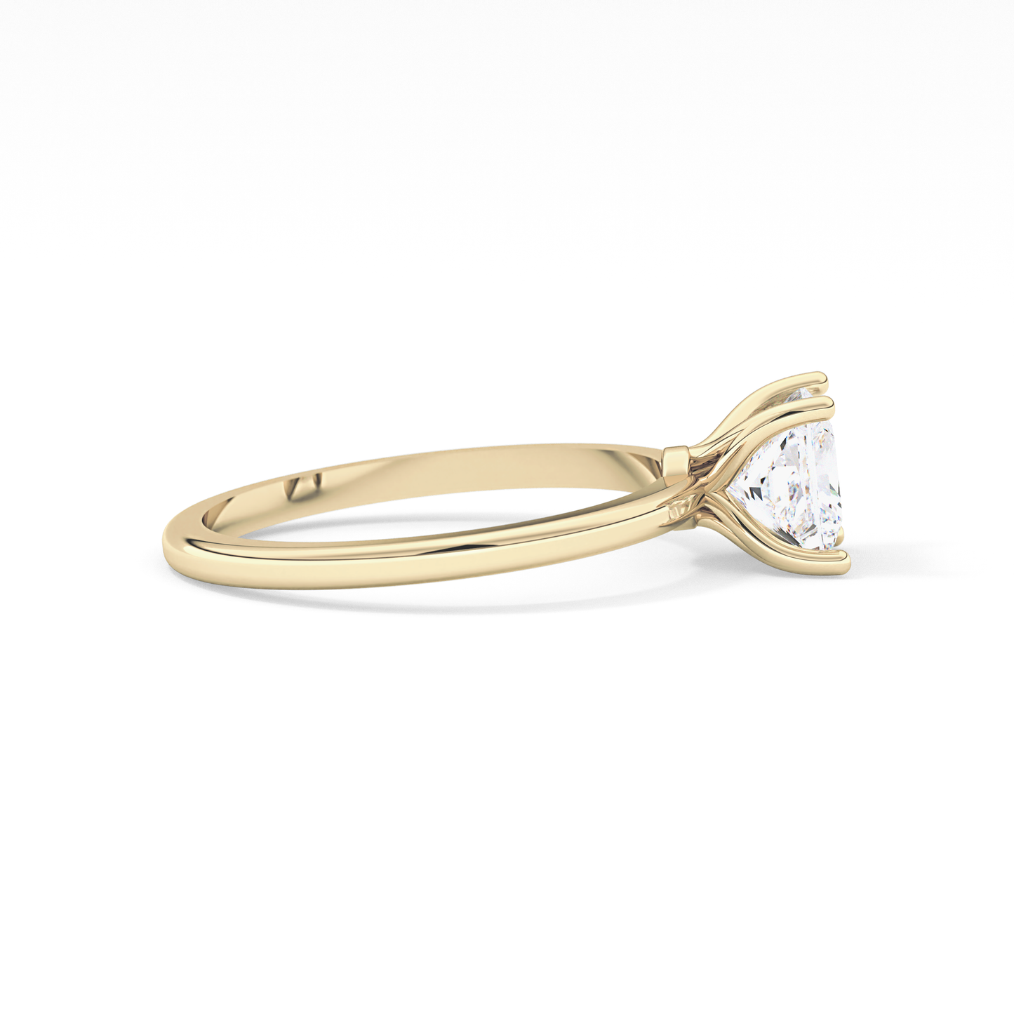 Princess Solitaire Lab Grown Diamond Engagement Ring