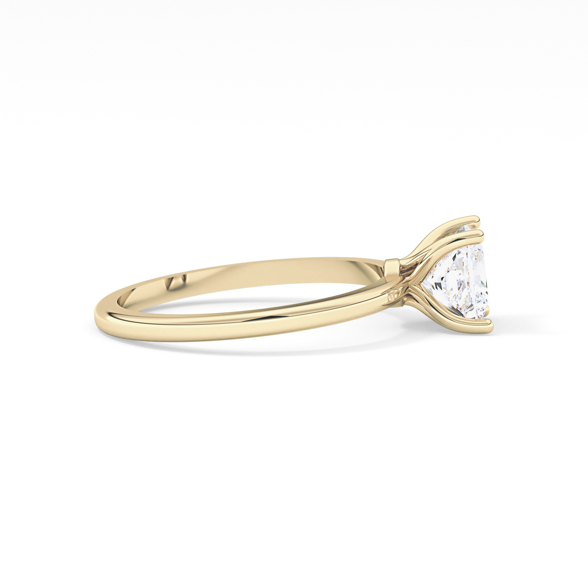 Princess Solitaire Lab Grown Diamond Engagement Ring