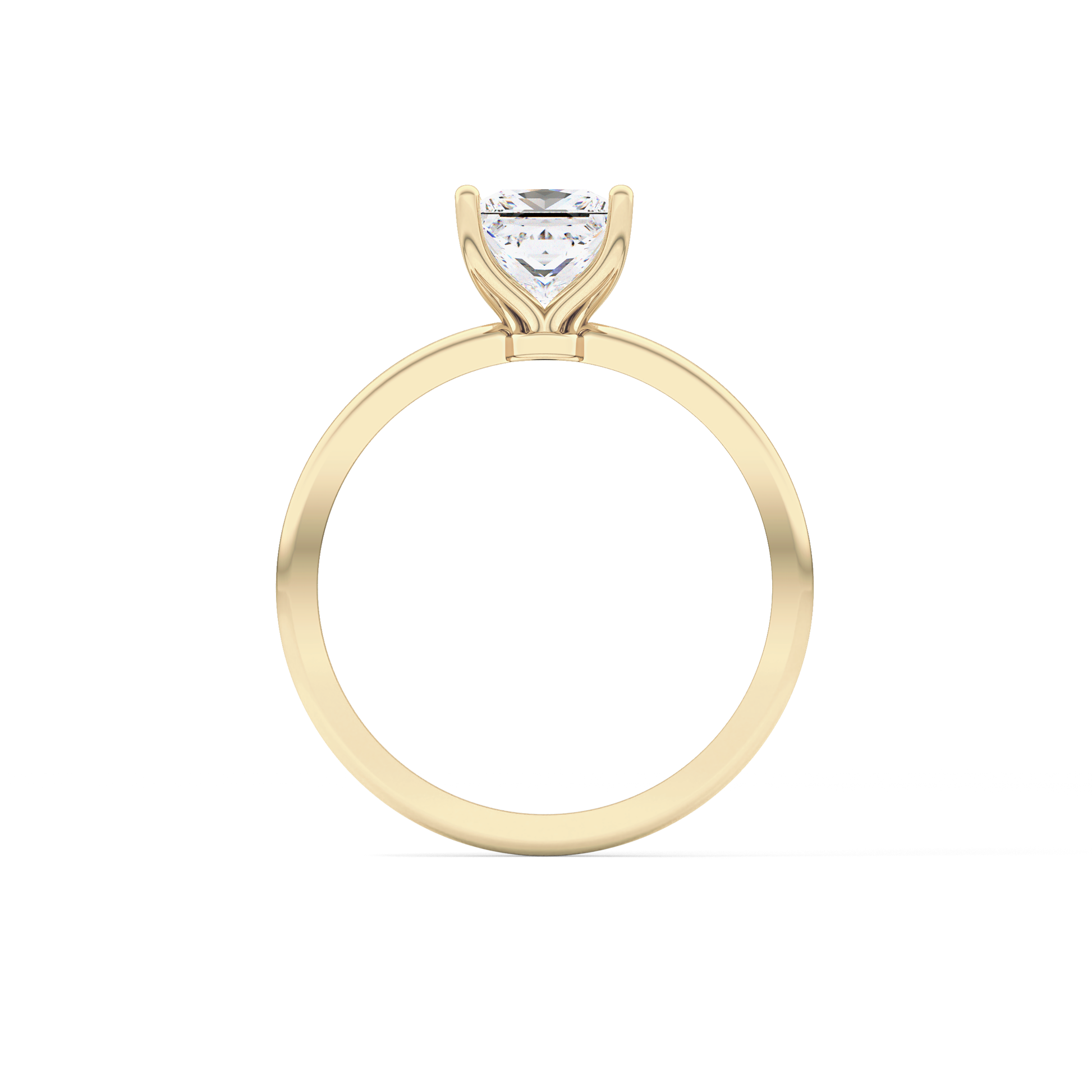 Princess Solitaire Lab Grown Diamond Engagement Ring