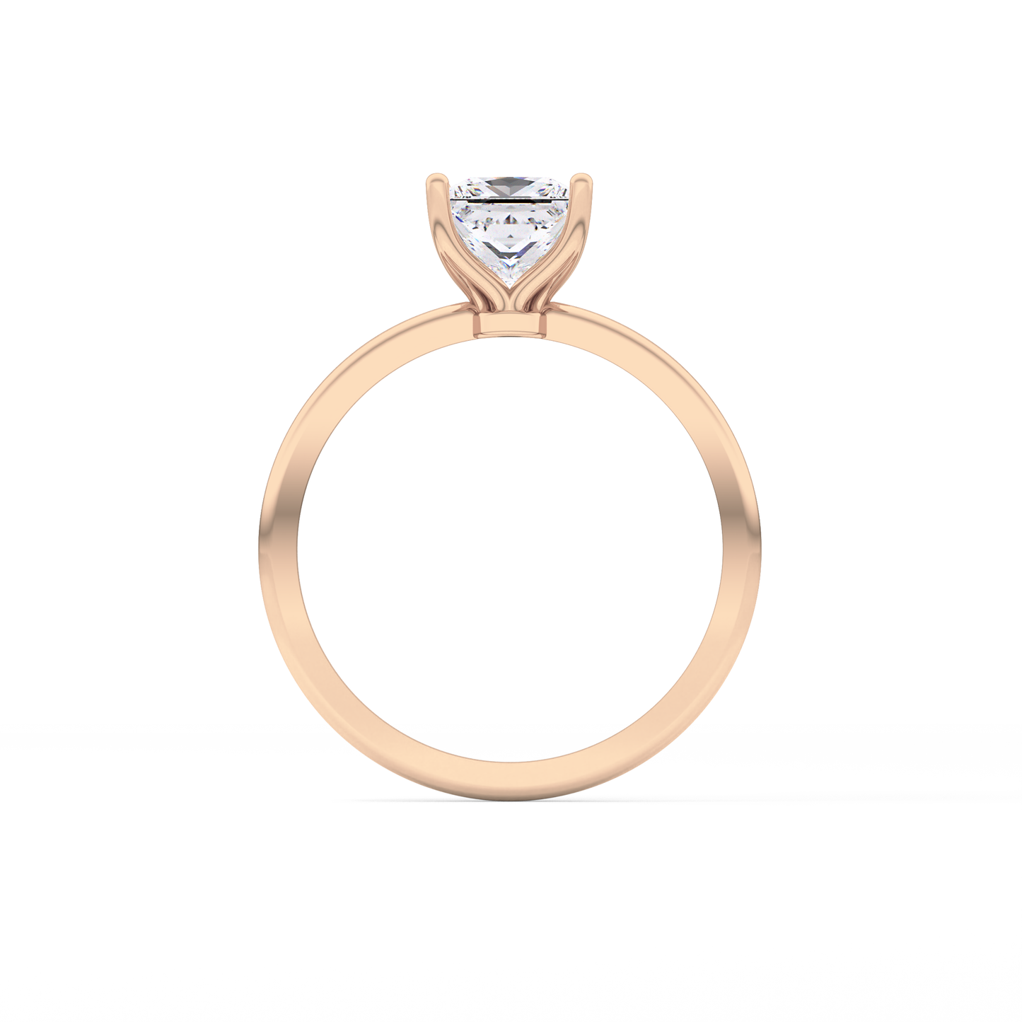 Princess Solitaire Lab Grown Diamond Engagement Ring