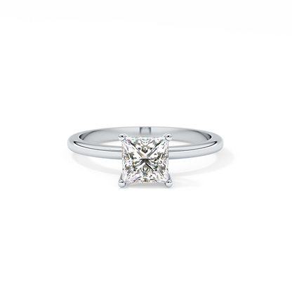 Princess Solitaire Lab Grown Diamond Engagement Ring