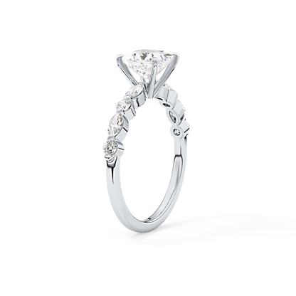 Princess Pave Lab Grown Diamond Engagement Ring