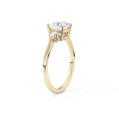 Princess Three Stone Lab Grown Diamond Engagement Ring