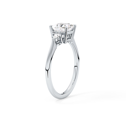 Princess Three Stone Lab Grown Diamond Engagement Ring