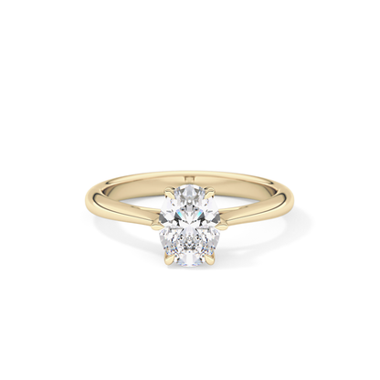 Oval Solitaire Lab Grown Diamond Engagement Ring