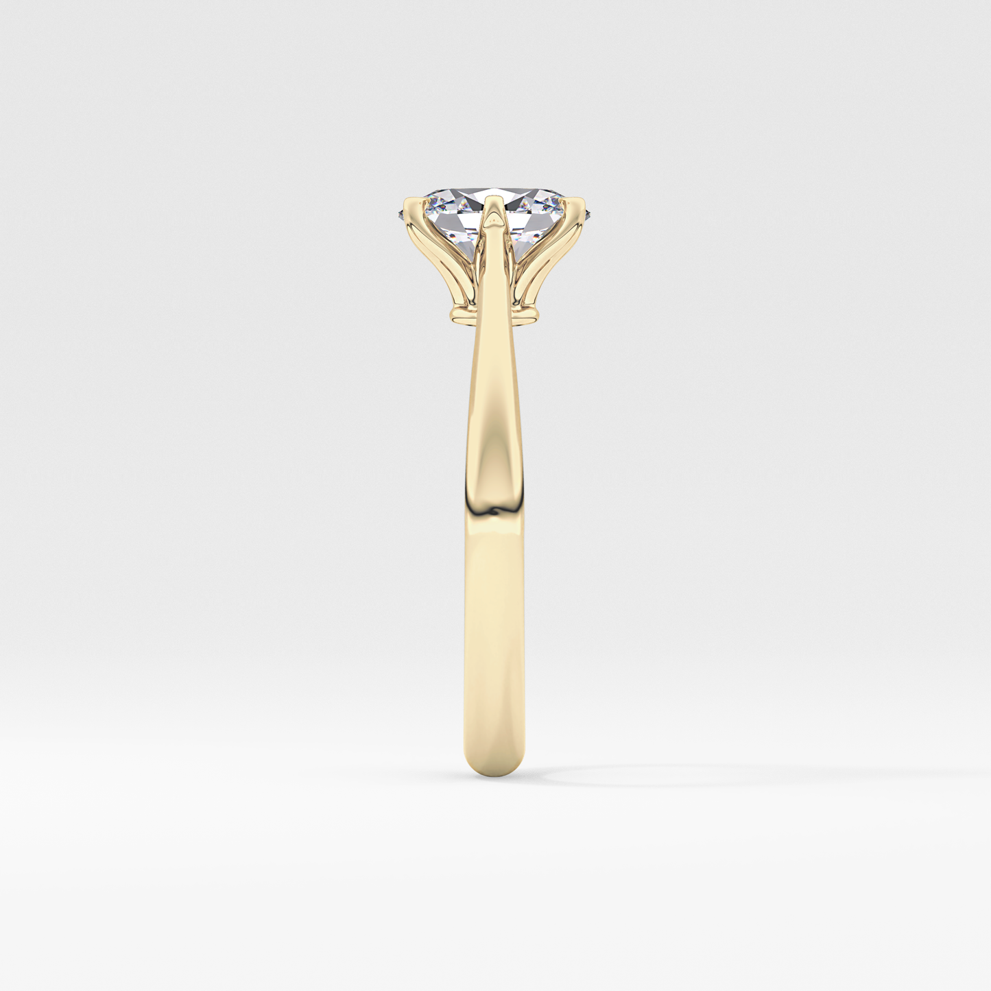 Oval Solitaire Lab Grown Diamond Engagement Ring