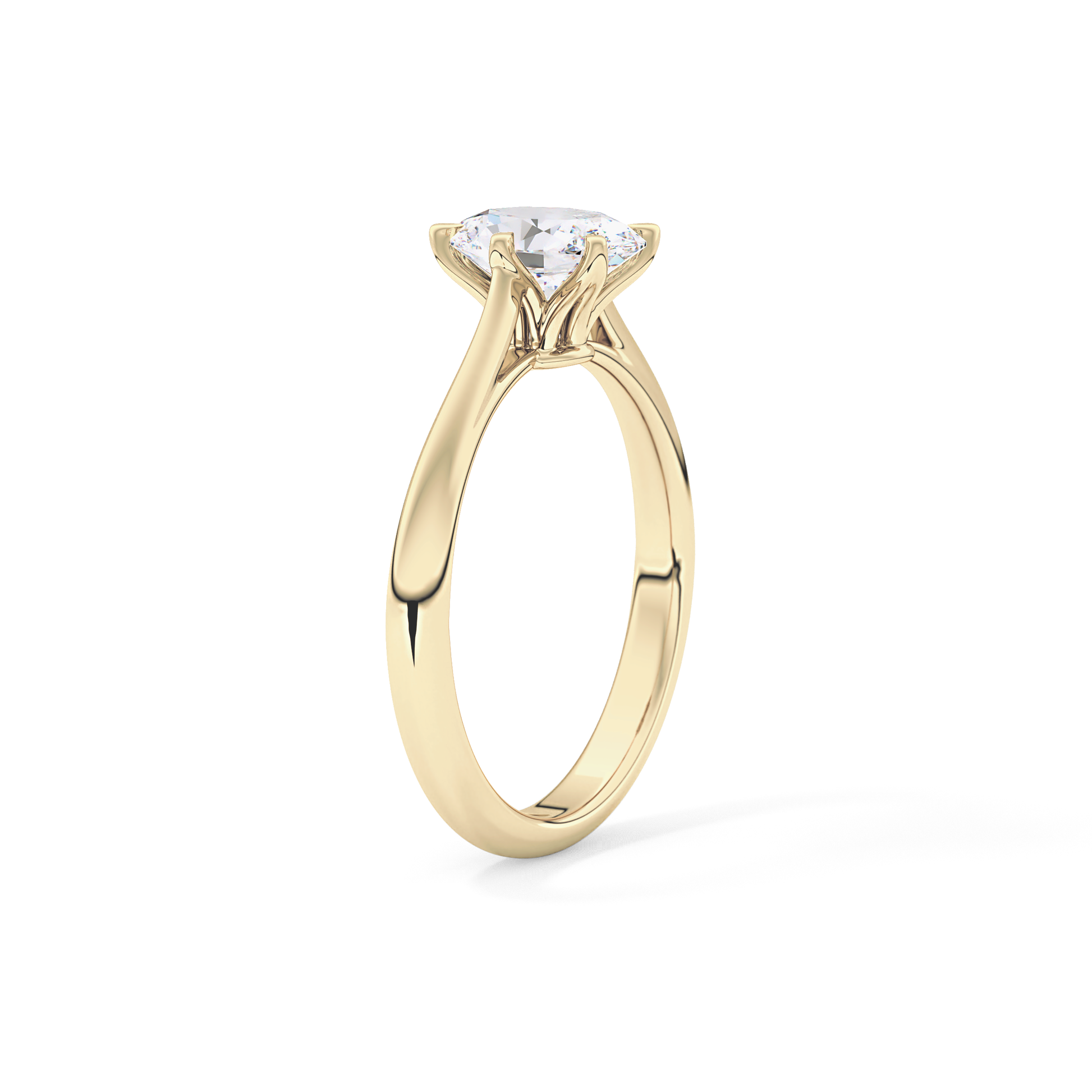 Oval Solitaire Lab Grown Diamond Engagement Ring