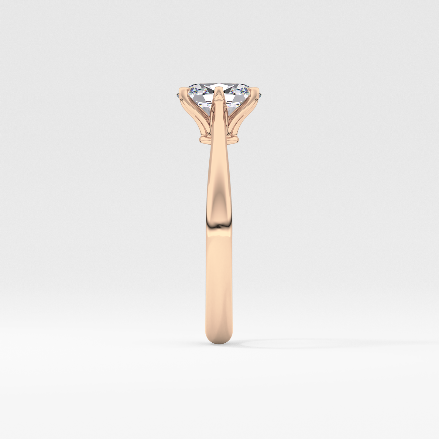 Oval Solitaire Lab Grown Diamond Engagement Ring