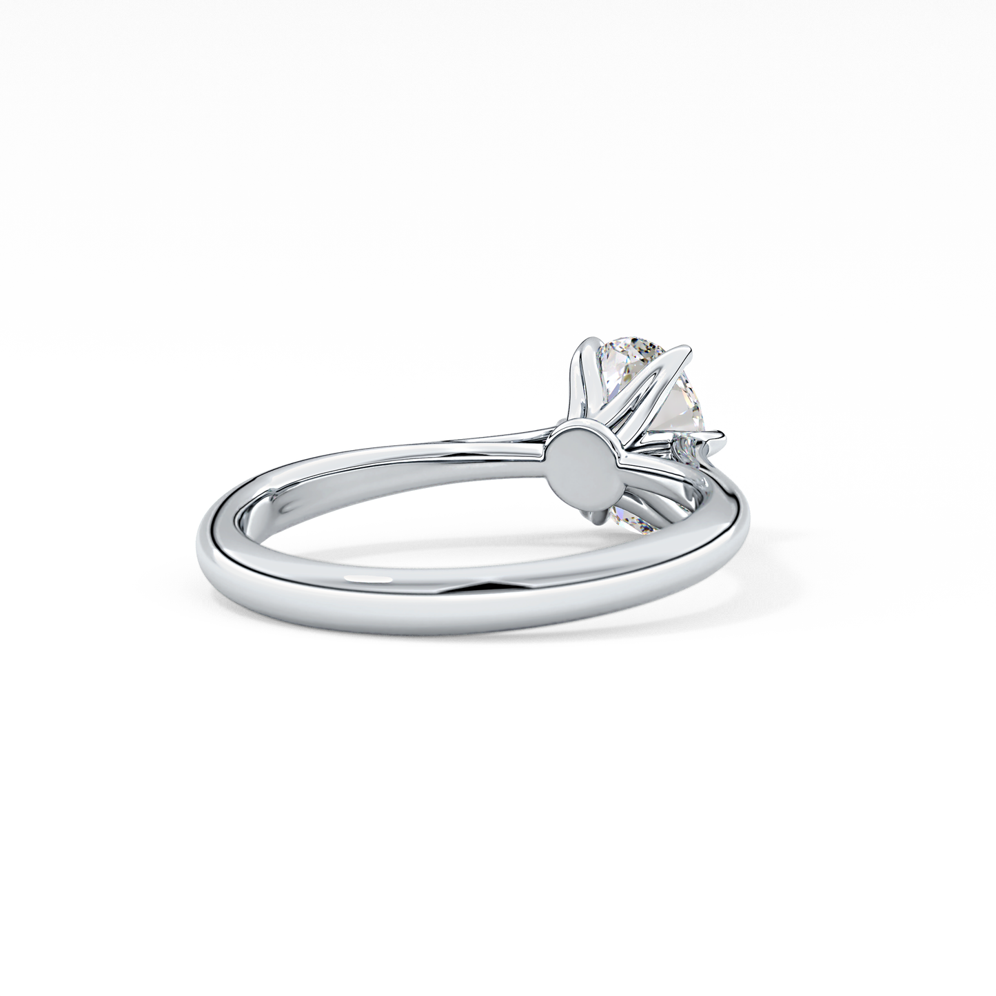 Oval Solitaire Lab Grown Diamond Engagement Ring
