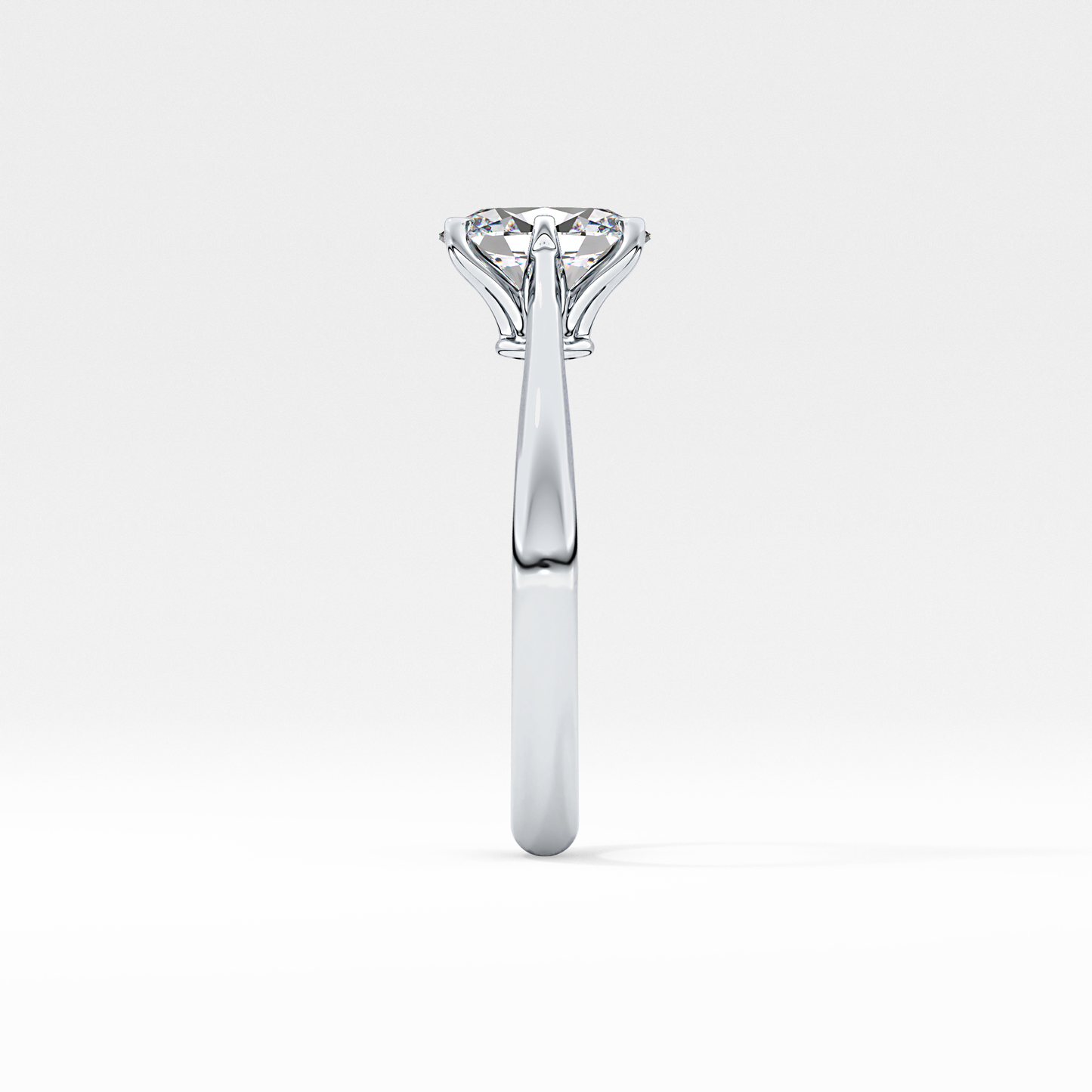 Oval Solitaire Lab Grown Diamond Engagement Ring