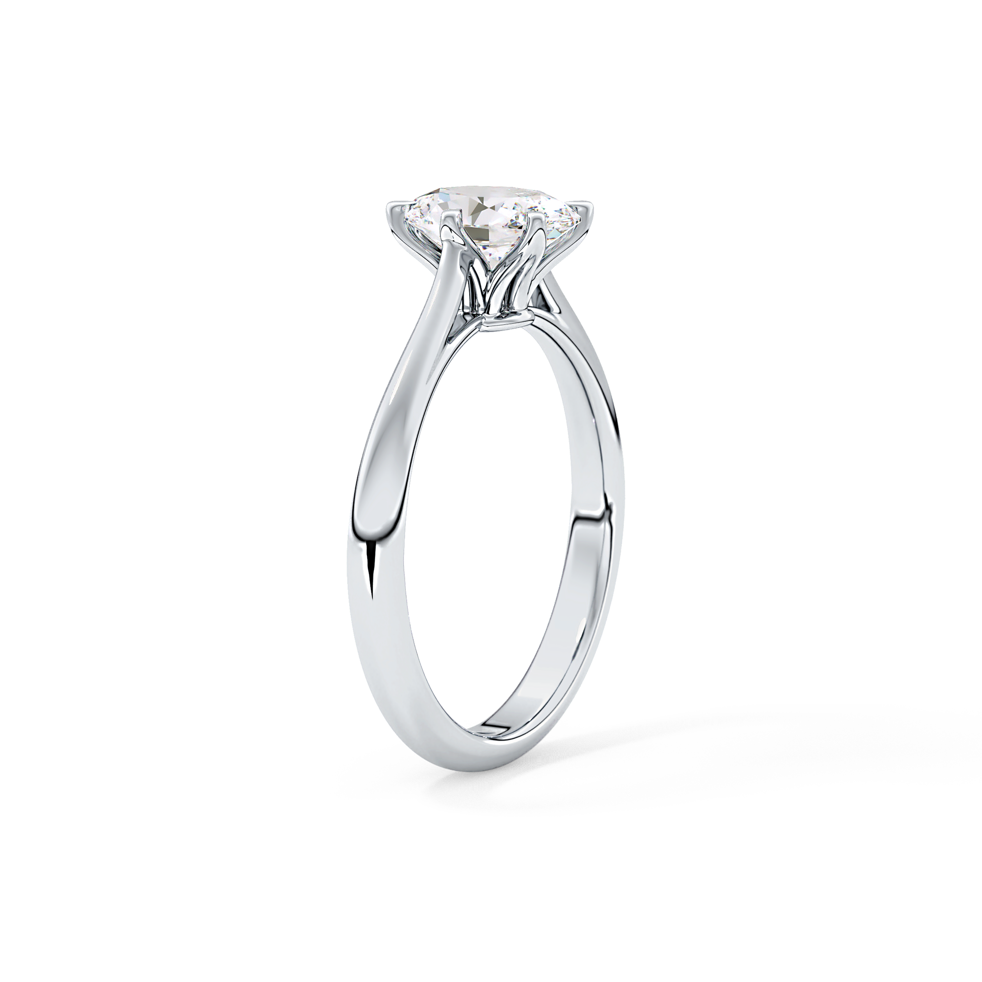 Oval Solitaire Lab Grown Diamond Engagement Ring