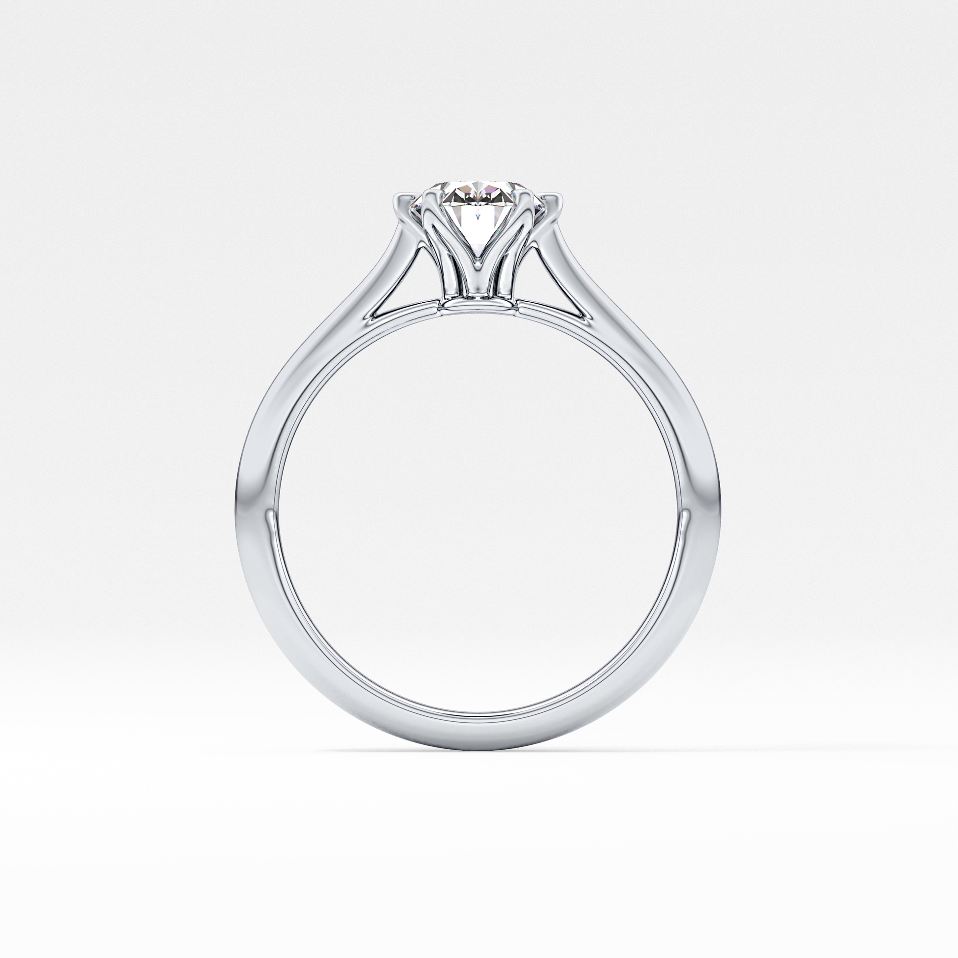 Oval Solitaire Lab Grown Diamond Engagement Ring