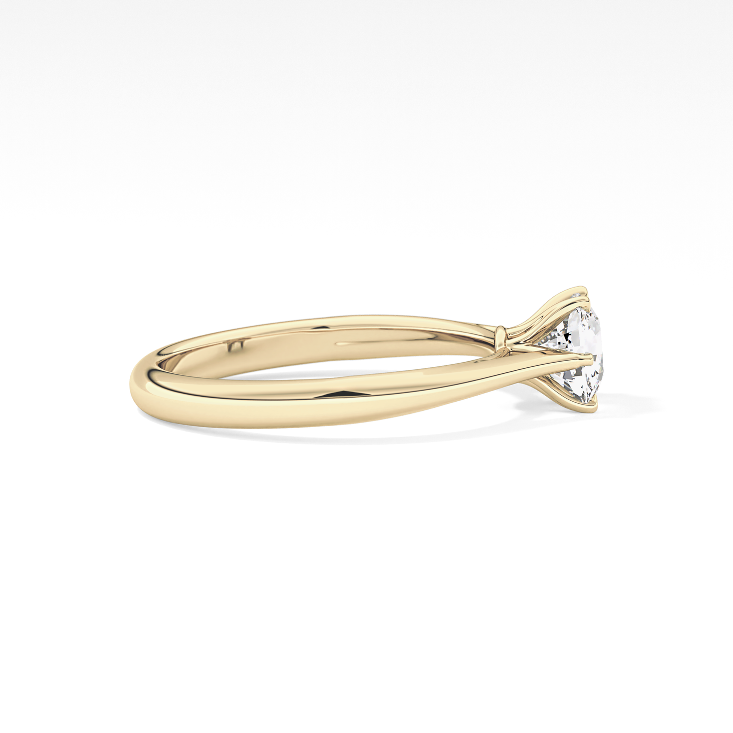 Cushion Solitaire Lab Grown Diamond Engagement Ring