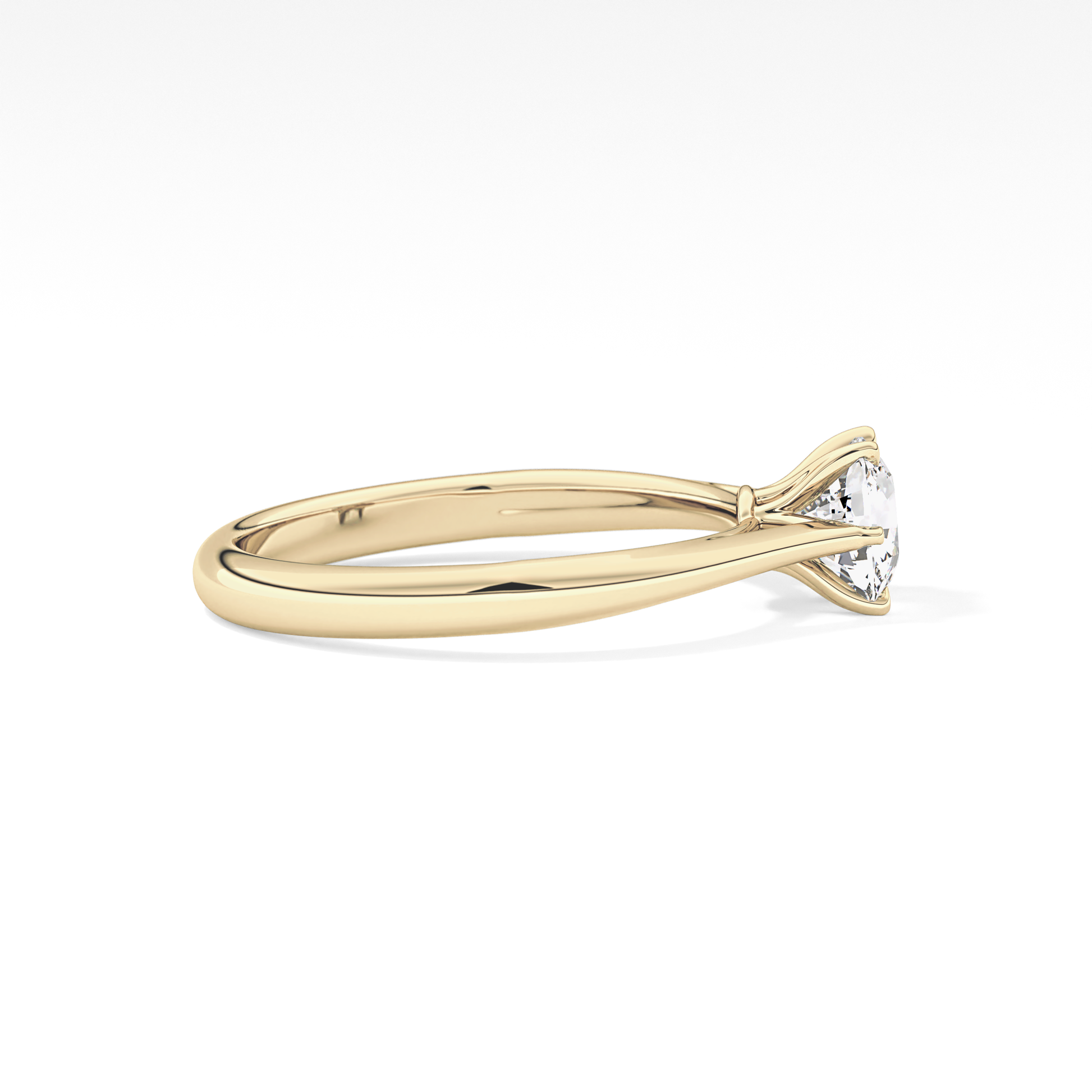 Cushion Solitaire Lab Grown Diamond Engagement Ring