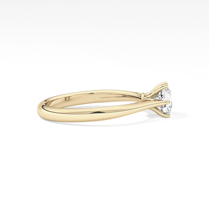 Cushion Solitaire Lab Grown Diamond Engagement Ring