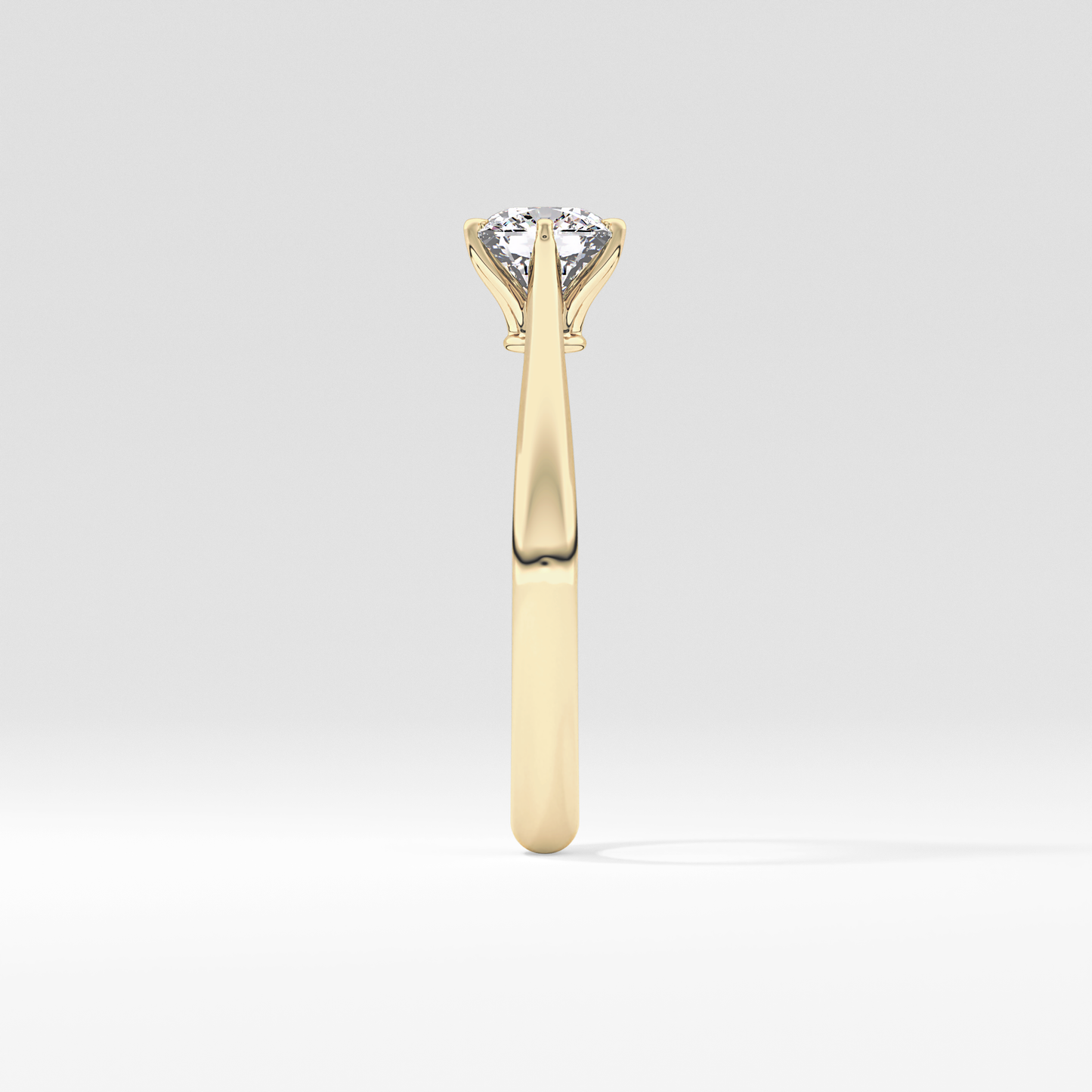 Cushion Solitaire Lab Grown Diamond Engagement Ring