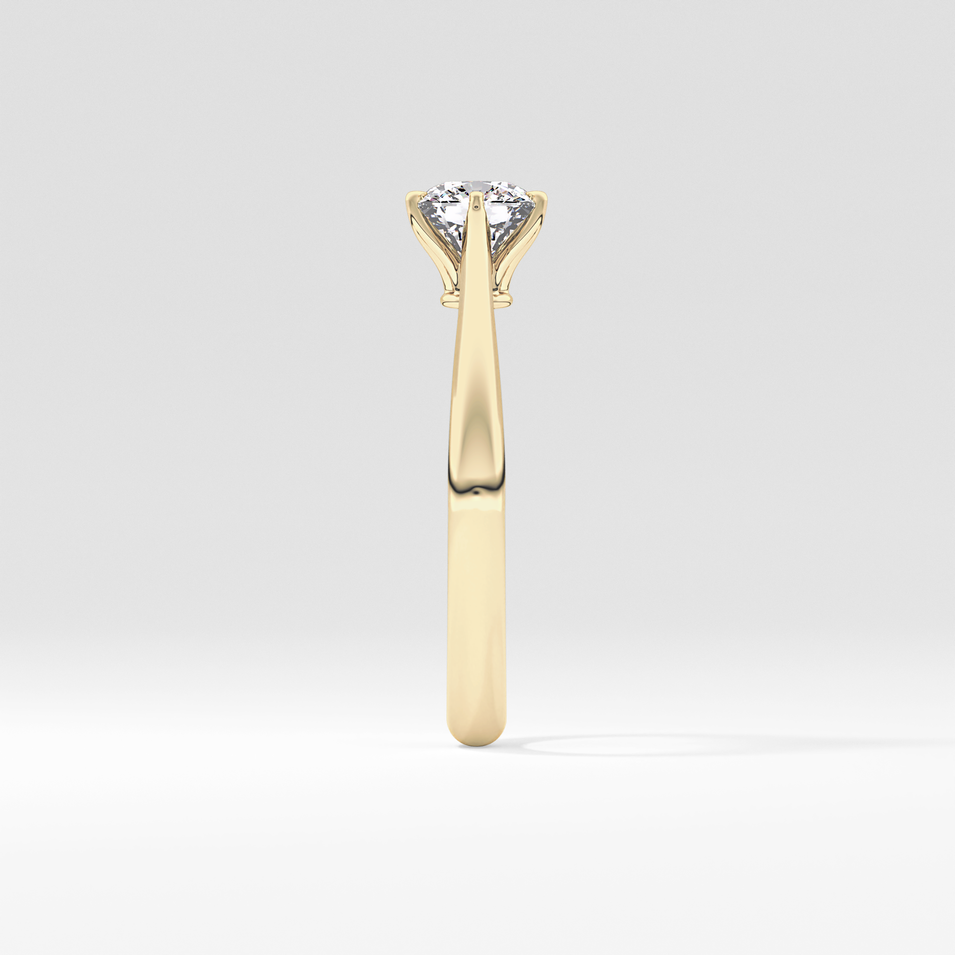 Cushion Solitaire Lab Grown Diamond Engagement Ring