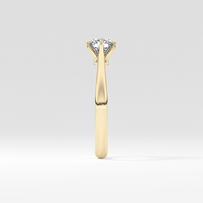 Cushion Solitaire Lab Grown Diamond Engagement Ring