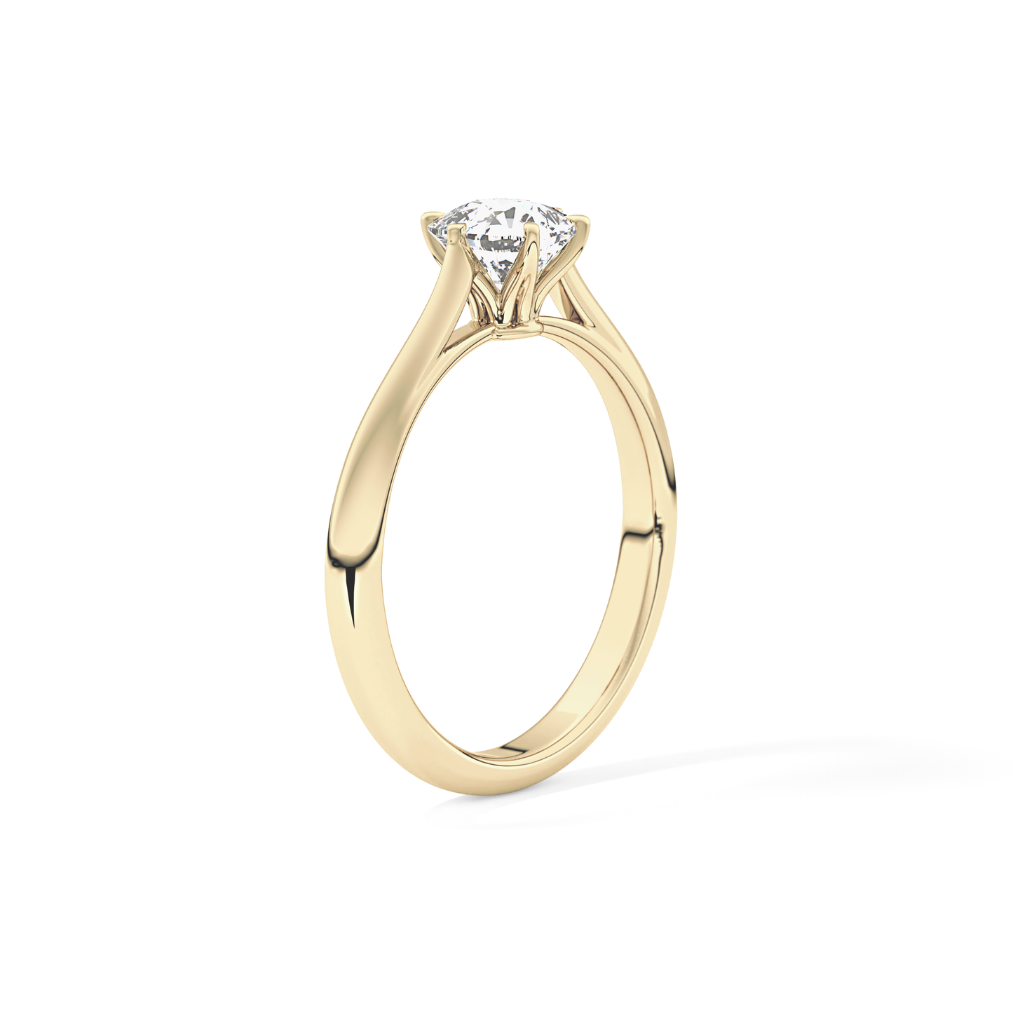 Cushion Solitaire Lab Grown Diamond Engagement Ring