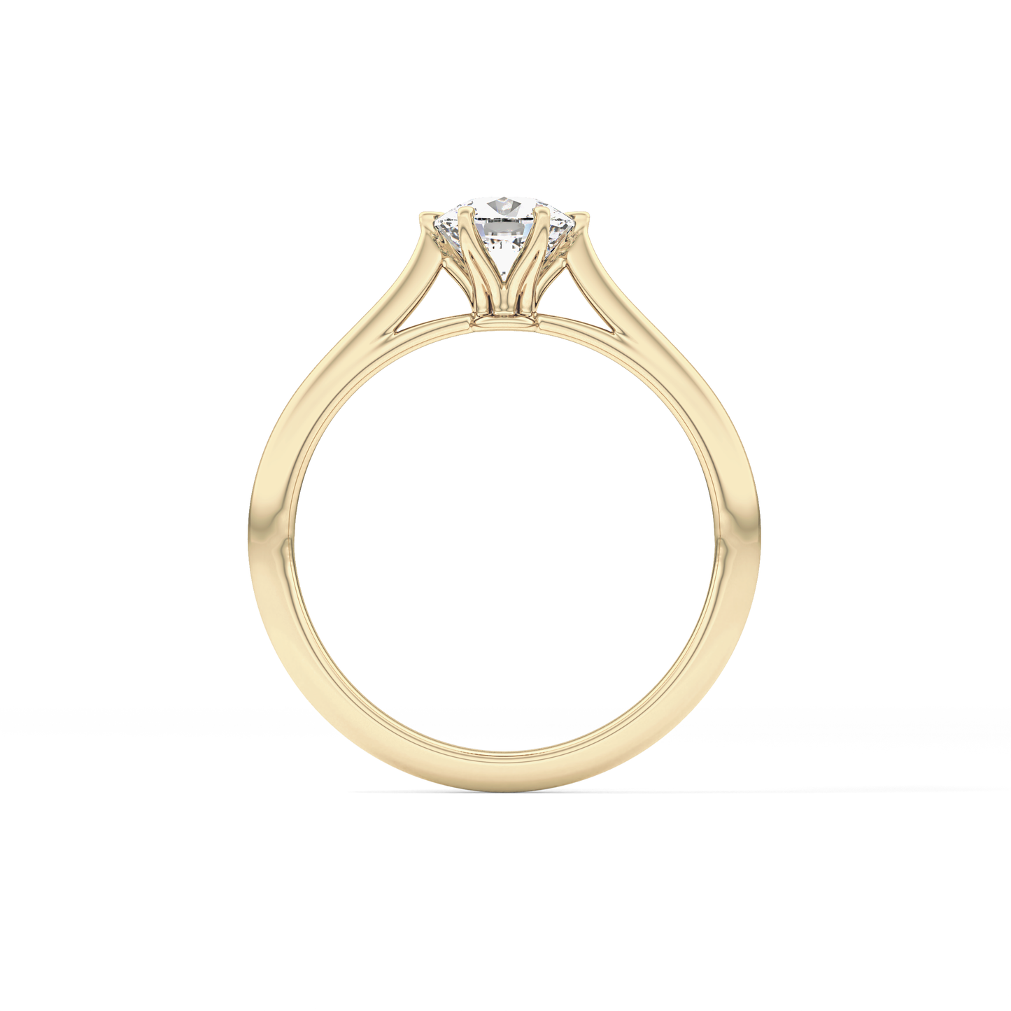 Cushion Solitaire Lab Grown Diamond Engagement Ring
