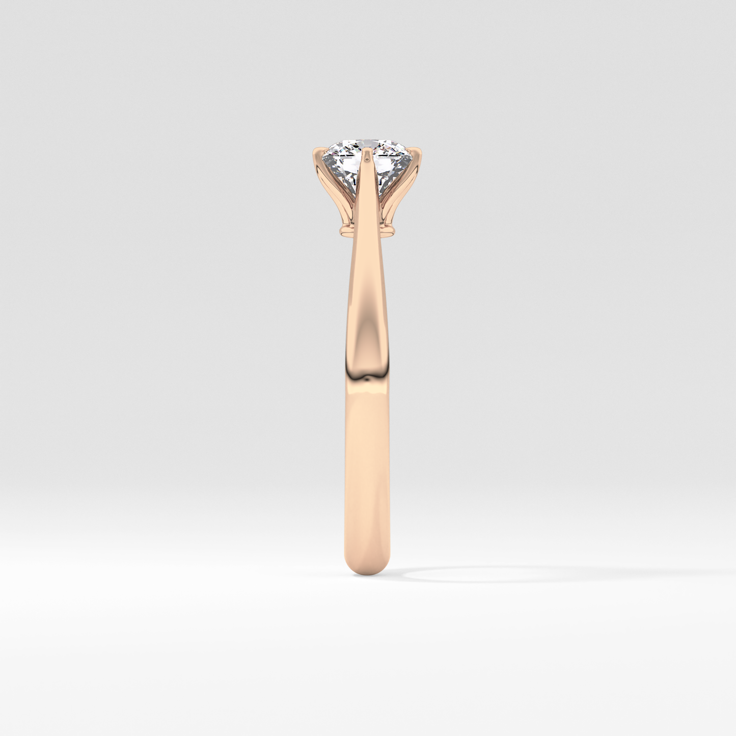 Cushion Solitaire Lab Grown Diamond Engagement Ring