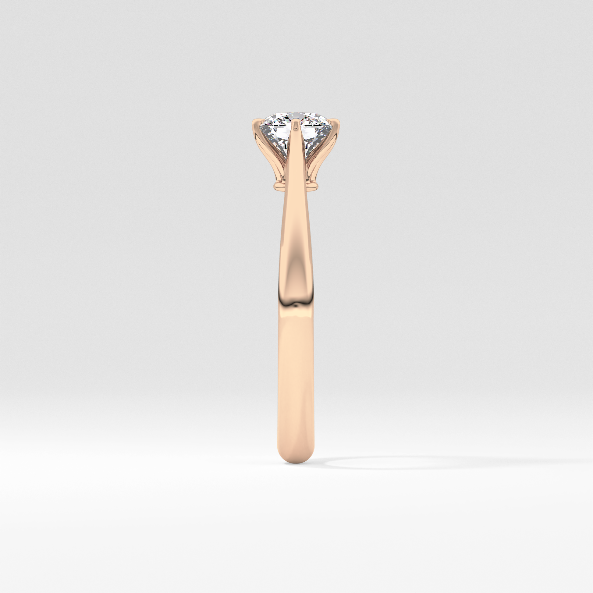 Cushion Solitaire Lab Grown Diamond Engagement Ring